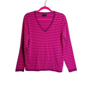 Pima Cotton V Neck Pullover